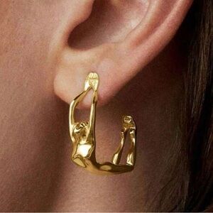 Elegant Gold Hoop Earrings